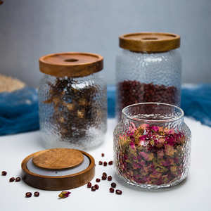 Contenitori in Vetro Borosilicato per Alimenti, Barattoli <span class=keywords><strong>Weck</strong></span> con Coperchi in Legno, Accessori per Casa e Cucina - Product Image 5