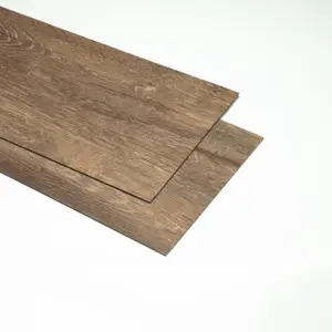 인테리어 방수 우드 그레인 타일 플라스틱 PVC 바닥 4.0mm SPC LVT 고급 비닐 판자 바닥