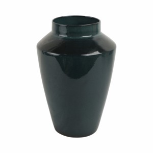 Vaso in ceramica a bocca larga per l'arredamento del soggiorno, vaso in terracotta per fiori, per la casa, la camera da letto, l'ufficio, per esposizione e decorazione. - Product Image 1