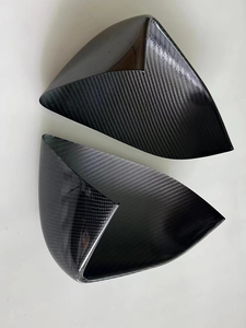 Console centrale en fibre de carbone - Garniture de climatisation - Pièces en carbone sec pressées à chaud avec une texture élégante pour les cockpits de voitures de sport - Product Image 6