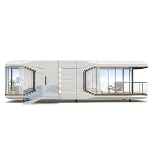 Cabines de glamping modulaires préfabriquées en conteneurs, maison capsule spatiale - Product Image 1