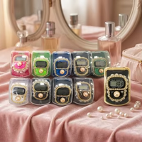 SXH5136 Compteur électronique Tasbih, Mini Coran, Ensemble cadeau de mariage, Chapelet 33 perles, Cadeau musulman personnalisable, Unisexe, Perlé