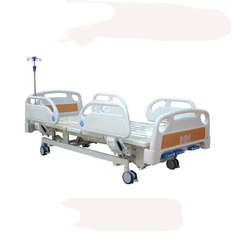 Prezzi economici del letto elettrico medico dell'attrezzatura dell'ospedale multifunzionale della clinica Icu del letto di cura della ferrovia laterale di plastica dell'abs
