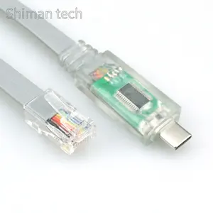 USB Type C to RJ45 RS232 Serial Cable Console Cable pl2303gt