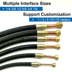 R410A L Typ 1/4 "3/8" 1/2 "5/8" 3/4 "7/8" Langlebiger flexibler Gummis ch lauch für Kältemittel in Klimaanlagen und Verflüssigung sätzen - Product Image 4