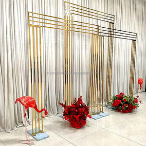 Fondo de arco cuadrado de acero inoxidable desmontable de Venta caliente de fábrica para decorar escenas de eventos de fiesta de boda - Product Image 3