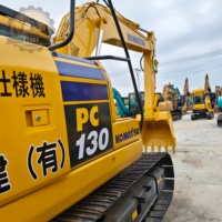 Excavatrice sur chenilles Komatsu Pc130 d'occasion prête à être expédiée, modèles Pc110, Pc120, Pc160, Pc200, excavatrice hydraulique d'occasion