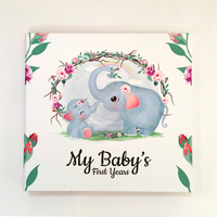Vente en gros de livres de souvenirs pour bébés avec impression colorée et couverture rigide, conception d'album, livres pour enfants personnalisés avec impression personnalisée