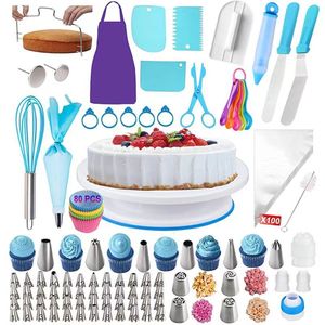 Kit OEM da 320 Pezzi/Set per la Decorazione di Torte con Alzata Decorativa e Stampo in Silicone per <span class=keywords><strong>Pasticceria</strong></span> - Product Image 5