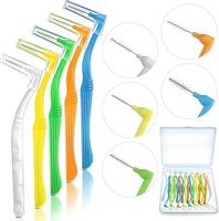 Usine personnalisée de haute qualité brosse orthodontique cure-dents brosse interdentaire de type L