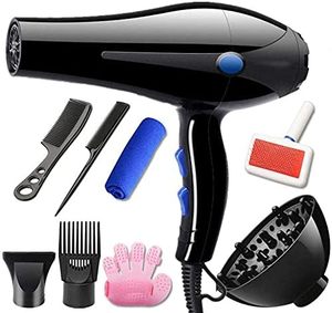Secador de Pelo Iónico Multifuncional de Alta Velocidad de 2400W de Marca OEM con Concentrador y Difusor para Uso en Hoteles, Motor con Cable 100% de Cobre - Product Image 4