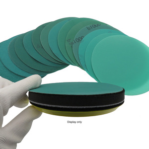 PMS 125mm 7holesGreen Film Sandpaper Disc Wet Dry Sandpaper <strong>Orbital</strong> <strong>Sander</strong> <strong>Pad</strong> Round Round Sanding Discs for Automotive - Product Image 6