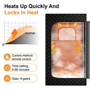 Tente de sauna portable pour la maison, sauna sec isolé pliable pour l'extérieur, sauna personnalisé - Product Image 5