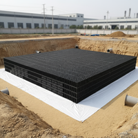 Système de modules de bassins d'infiltration des eaux pluviales pour la construction sous les allées, les routes, les zones piétonnes et les parkings