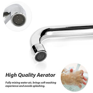 8800 Robinet de table de travail monté sur le pont central de 8 "Robinet <span class=keywords><strong>mitigeur</strong></span> d'évier de cuisine de salle de bain commerciale avec <span class=keywords><strong>bec</strong></span> de 12" - Product Image 5