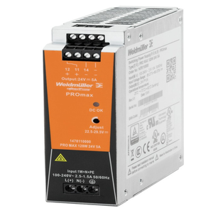 <span class=keywords><strong>PRO</strong></span> <span class=keywords><strong>MAX</strong></span> 120W 12V 10A 147830000 ระบบอัตโนมัติทางอุตสาหกรรมสำหรับ PLC - Product Image 1