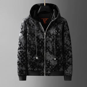 Printed Thick Hooded <b>Velvet</b> Winter Clothes for <b>Men</b> Coat Winter <b>Jacket</b> <b>Men</b> - Product Image 1
