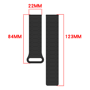 Forwelleny 22mm armadura AP de cinco cuentas silicona magnética <span class=keywords><strong>correa</strong></span> de dos tonos para <span class=keywords><strong>Huawei</strong></span> GT6/Xiao <span class=keywords><strong>Watch</strong></span> S4 pulsera Correas - Product Image 5