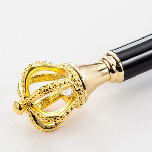 Custom logo Crystal Crown <strong>Royal</strong> Diamond Head Promotional Metal Ballpoint Pens with Crown at the Top - Product Image 4