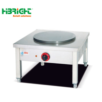 Crêpière Électrique Professionnelle Double Brûleur Antiadhésive pour la Restauration Highbright 3000W Taille et Capacité Personnalisables