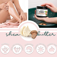 Base de savon adoucissant et adoucissant pour la peau beurre de karité biologique non raffiné de marque privée OEM Premium Nature beurre de karité fouetté