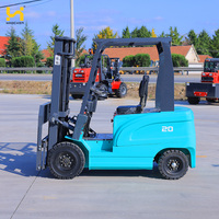 Chariot élévateur 72V à batterie au plomb, déplacement latéral, équipement industriel de manutention 2,5T