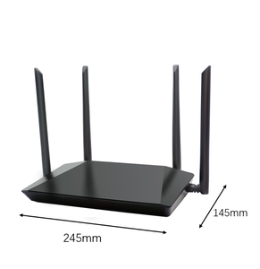 300Mbps 2.4G Home <b>Wireless</b> Router 4 Antenna <b>WiFi</b> Repeater Openwrt Firewall 15 LAN Ports MTK7628 - Product Image 3