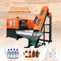 Machine de soufflage automatique de bouteilles PET à 2 cavités, 3000 BPH, économique pour la ligne de production de bouteilles d'eau potable