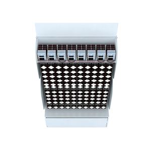 Expositor de Extensiones de Pestañas Personalizado, Estante de Metal con Ganchos y Repisas para Bandejas y Cajas de Pestañas, Salón de Belleza y Mayorista - Product Image 4