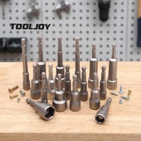 Adaptateur de douille hexagonale magnétique 65mm/100mm/150mm de longueur, tige à changement rapide 1/4 pouce - Utilisation industrielle et DIY, opération à une main pour espaces restreints