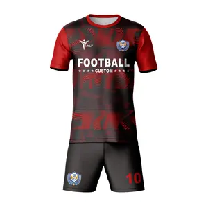 Camisa de futebol retrô masculina personalizada para treinamento de clubes, uniformes infantis