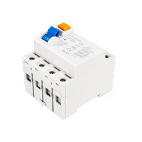 Chargeur de véhicule électrique 4P RCBO TYPE A-EV R80 40A 30mA Disjoncteur différentiel anti-fuite à la terre CC pour usage industriel et domestique