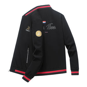 Chaqueta de lujo para otoño, nueva chaqueta informal con bordado de estilo europeo y americano, uniforme de béisbol a la moda para hombre. - Product Image 1