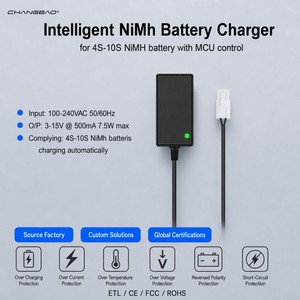<span class=keywords><strong>Chargeur</strong></span> de <span class=keywords><strong>batterie</strong></span> Ni-Mh Ni-Cd pour microcontrôleur 4.8V <span class=keywords><strong>6V</strong></span> 7.2V 8.4V 9.<span class=keywords><strong>6V</strong></span> 10.8V 500mA <span class=keywords><strong>chargeur</strong></span> de <span class=keywords><strong>batterie</strong></span> <span class=keywords><strong>NiMh</strong></span> Intelligent automatique - Product Image 1