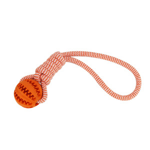 Kangdarpet Durable Non-Toxic Rubber & Cotton Rope <b>Dog</b> Chew <b>Toy</b> | Colorful <b>Interactive</b> Teething Training <b>Toy</b> for Puppies & <b>Dogs</b> - Product Image 6