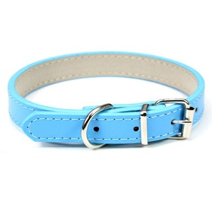 2025 gran oferta PU cuero ajustable y transpirable mascota gato y perro <span class=keywords><strong>Collar</strong></span> para perros grandes pequeños y medianos - Product Image 2