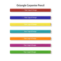 Crayon en bois personnalisé, logo personnalisé, crayon de charpentier pour utilisation en usine de fabrication