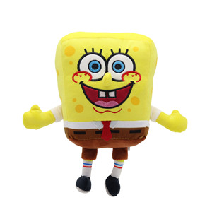 Peluche de 8 pouces de <span class=keywords><strong>Bob</strong></span> l'éponge, Pie Big Star Octopus Brother, Crabe Boss de la série dessin animé, figurine de jeu de la ville - Product Image 2