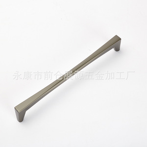 Tirador de Gabinete de Aleación de Zinc Negro Mate, Diseño Minimalista de Barra, Accesorio de Ferretería Duradero - Product Image 2