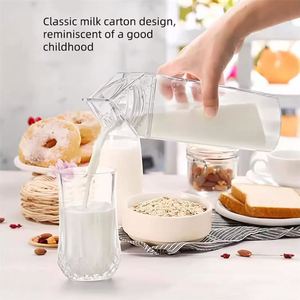 500ml Custom Logo <b>Clear</b> Plastic Direct Drinking Minimalist Leak-Proof Square <b>Water</b> <b>Bottle</b> <b>with</b> Lid and <b>Straw</b> for Party Use - Product Image 3