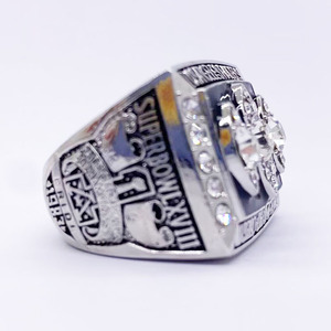แหวนแชมป์โลกลอสแอนเจลิส เรดเดอร์ส ทำจากโลหะผสม ของที่ระลึกซูเปอร์โบว์ล NFL เครื่องประดับสำหรับนักสะสม - Product Image 2