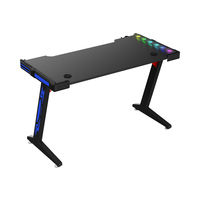 Bureau de jeu de pieds de table en forme de Z de haute qualité pour table de jeu Gamer avec porte-gobelet