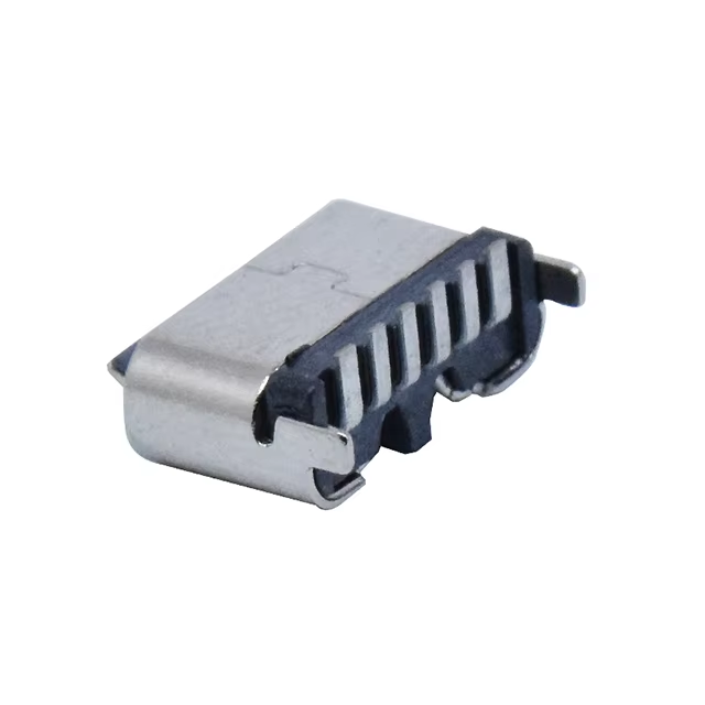 Type C Female Socket 6 Pin Vertical USB C Jack 5.0/5.5mm Height 6P SMT SMD C Type Connector for Charging Port