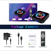Boîtier TV Android 8K UHD de haute qualité, Quad Core, accessoires de décodeur, vente chaude en Europe, boîte TV intelligente