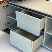 Bureau de direction de style moderne en MDF de haut niveau, bureau d'ordinateur en forme de L, dernier modèle 2025