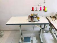 Machine à coudre industrielle Siruba 757 à 5 fils, surjeteuse robuste à entraînement direct pour vêtements de travail, tapisserie et tissus épais
