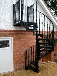 Escalera Espiral Tradicional para Interiores y <span class=keywords><strong>Exteriores</strong></span>, Escalera Central con Barandilla <span class=keywords><strong>de</strong></span> Acero y Peldaños <span class=keywords><strong>de</strong></span> Madera - Product Image 5