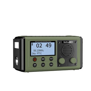 Radio portátil Vofull 907 de alta sensibilidad FM/DAB con batería de 10000 mAh, linterna, alarma SOS y altavoz incorporado para uso en emergencias. - Product Image 2