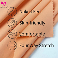 Tela de Punto de Nailon y Elastano de Alta Compresión de 200 g/m², Elástica en 4 Direcciones, Retención de Forma, Sujetador Deportivo, Leggings Moldeadores