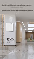 Diffuseur d'arômes professionnel pour hôtel, diffuseur automatique sans eau à fixation murale avec contrôle par application, nébuliseur d'huiles essentielles